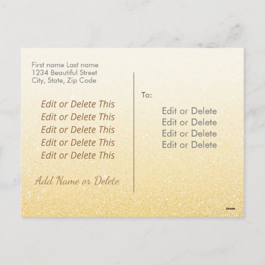 Christelijk cross-elant script: Kerstmis Feestdagenkaart (Achterkant)