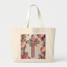 Christelijk Cross Jumbo Canvas tas ai ontwerp