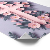 Christelijk Cross Matte Poster (Hoek)