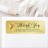 Christelijk dank u retour adreslabels etiket (Insitu)