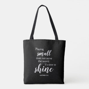 CHRISTELIJK DAT HET TIJD IS OM TE SCHITTEREN TOTE BAG