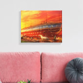 Christelijk - De Ark van Noach - Het begin Canvas Afdruk (Insitu (Woonkamer))