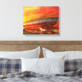 Christelijk - De Ark van Noach - Het begin Canvas Afdruk (Insitu (Slaapkamer))