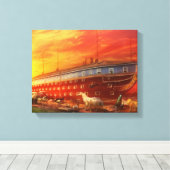 Christelijk - De Ark van Noach - Het begin Canvas Afdruk (Insitu (Houten vloer))