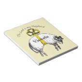 Christelijk De HEER is mijn herder Psalm 23 Notitieblok (Schuin)