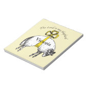 Christelijk De HEER is mijn herder Psalm 23 Notitieblok (Linkerzijde)