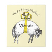 Christelijk de HEERE is mijn herder Psalm 23 Notitieblok (Voorkant)