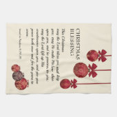 Christelijk | DE LANDE ZWART U | KerstBaubles Theedoek (Horizontaal)