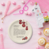 Christelijk | DE LANDE ZWART U | Kerstmis Papieren Bordje (Feest)