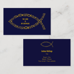 Christelijk DE LORD IS MIJN SCHEPERD Visitekaartje