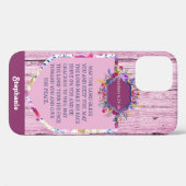 Christelijk de Roze Bijbel Bijbel Case-Mate iPhone Case (Achterkant (horizontaal))