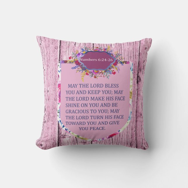 Christelijk de Roze Bijbel Bijbel Kussen (Voorkant)