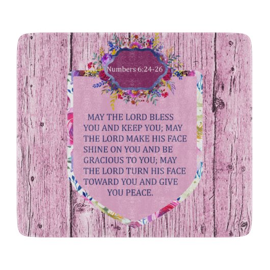 Christelijk de Roze Bijbel Bijbel Snijplank (Voorkant)