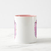 Christelijk de Roze Bijbel Bijbel Tweekleurige Koffiemok (Center)