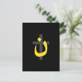 Christelijk decor van het Symbool Solidariteit van Briefkaart (Staand voorkant)