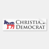 Christelijk-democraat Bumpersticker (Voorkant)