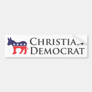 Christelijk-democraat Bumpersticker
