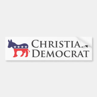 Christelijk-democraat Bumpersticker