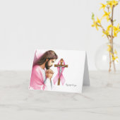 Christelijk denken aan u borstkanker kaart (Gele Bloem)