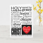 Christelijk denken van grafische typografie van uw kaart (Gele Bloem)