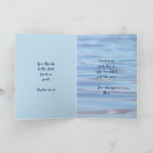 Christelijk denken van je Bericht Water Kaart (Binnen)