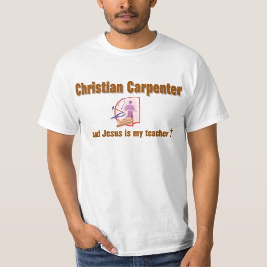 Christelijk design met draagtenteken t-shirt (Voorkant)