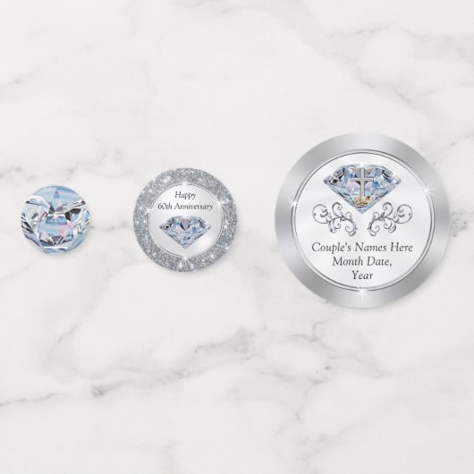 Christelijk diamant Jubileum Decoratie Confetti (Voorkanten)