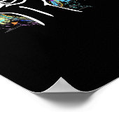 Christelijk drumming drummen kruisen Religieus ver Poster (Hoek)