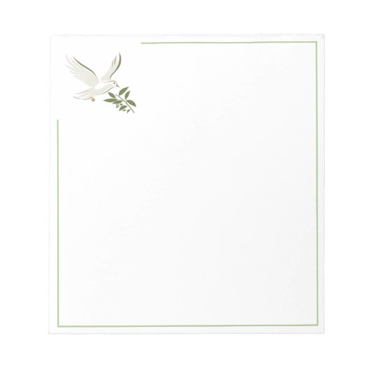 Christelijk duif Notitieblok (Voorkant)