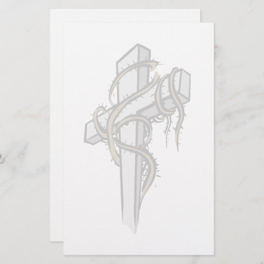 Christelijk dwars Briefpapier (Voorkant / Achterkant)