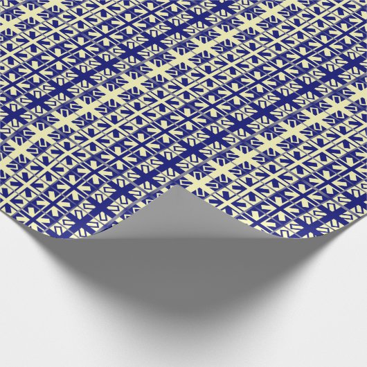 Christelijk Dwarspatroon 2 Verpakkend Document Cadeaupapier (Hoek)