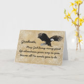 Christelijk Eagle Afstuderen Wenskaart Kaart (Gele Bloem)