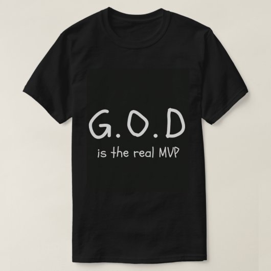 Christelijk echt donker T-shirt (Design voorkant)