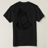 Christelijk echt donker T-shirt (Design achterkant)