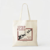 Christelijk | Elke keten breken | NAAM VAN JESUS Tote Bag (Voorkant)