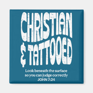 Christelijk En Getatoeëerd Magneet