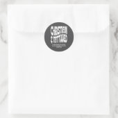 Christelijk En Getatoeëerd Ronde Sticker (Tas)