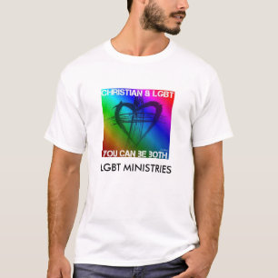 Christelijk en LGBT T-shirt van hoge kwaliteit