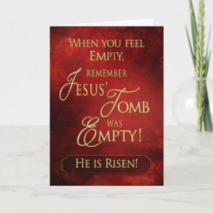 Christelijk - ENCOURAGEMENT - Hij is gerezen - Kaart