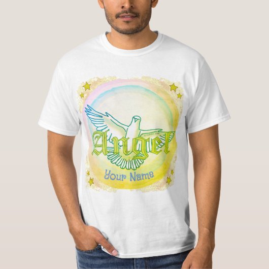 Christelijk engel duif T-shirt (Voorkant)