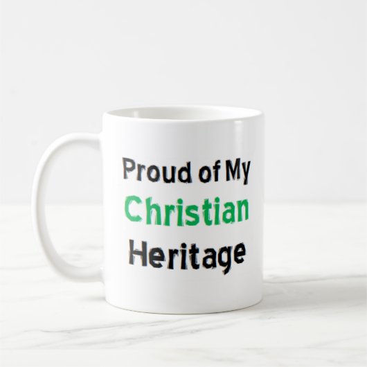 christelijk erfgoed koffiemok (Links)