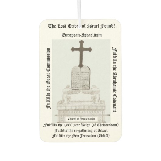 Christelijk erfgoed luchtverfrisser (Voorkant)