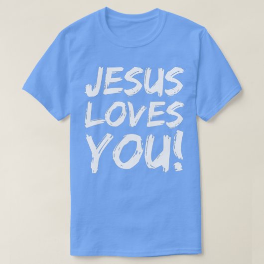 Christelijk Evangelisme Gift for Men Jesus houdt v T-shirt (Design voorkant)