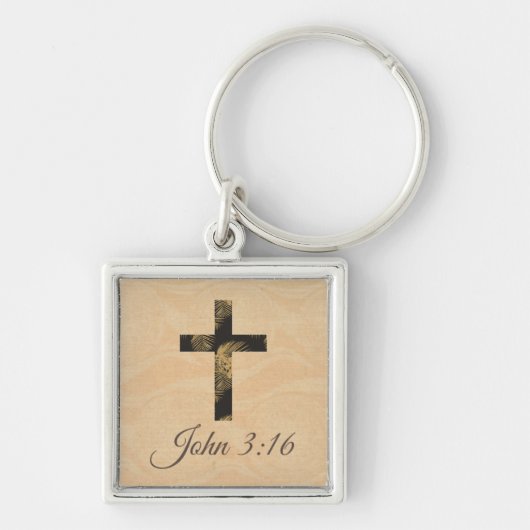 Christelijk evangelkruis sleutelhanger (Voorkant)