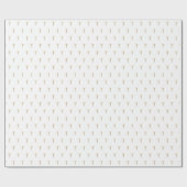 Christelijk evenement Faux Gold Cross Patroon Cadeaupapier (Vlak)