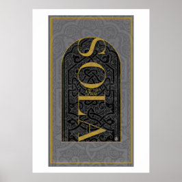CHRISTELIJK FAITH ALONE SOLA FIDE POSTER