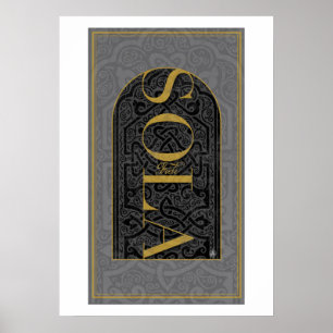 CHRISTELIJK FAITH ALONE SOLA FIDE POSTER