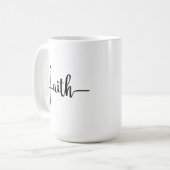 Christelijk Faith Coffee Mok (Voorkant links)