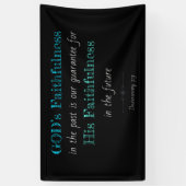 Christelijk Faith Inspirerend: Betrouwbaarheid van Spandoek (Verticaal)