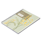 Christelijk Faith Journal & Sermon Notes - Bloemen Notitieboek (Linkerzijde)